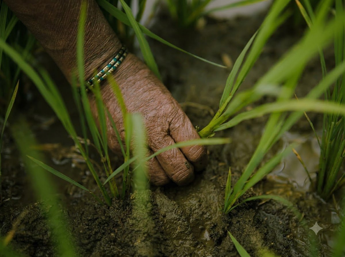 Organic rice farming heritage